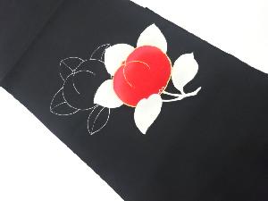 リサイクル　塩瀬金駒刺繍橘模様名古屋帯